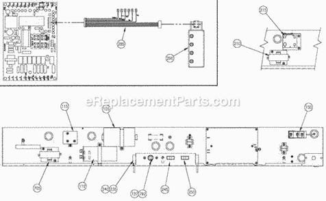 Page U Diagram and Parts List for C-186 C-Series Gen II Ice-O-Matic Ice Maker