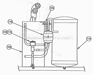 Page Y Diagram and Parts List for C-186 C-Series Gen II Ice-O-Matic Ice Maker