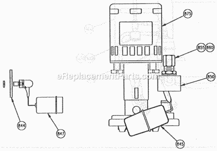 Page E Diagram and Parts List for C-20  Ice-O-Matic Ice Maker