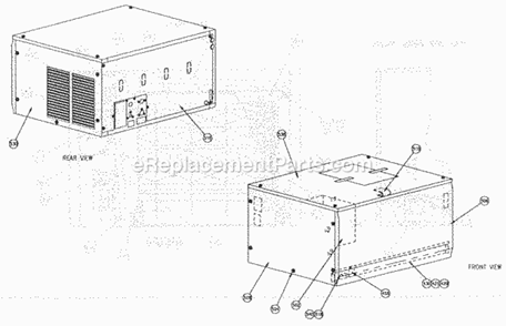 Page A Diagram and Parts List for C-30  Ice-O-Matic Ice Maker