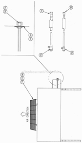 Page H Diagram and Parts List for C-30  Ice-O-Matic Ice Maker