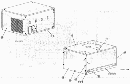 Page A Diagram and Parts List for C-40  Ice-O-Matic Ice Maker