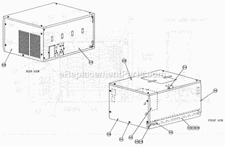 Page A Diagram and Parts List for C-45  Ice-O-Matic Ice Maker