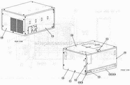 Page A Diagram and Parts List for C-50  Ice-O-Matic Ice Maker