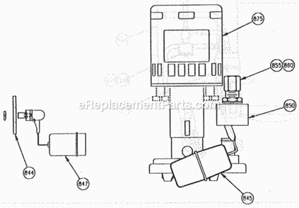 Page E Diagram and Parts List for C-50  Ice-O-Matic Ice Maker