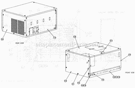 Page A Diagram and Parts List for C-61  Ice-O-Matic Ice Maker