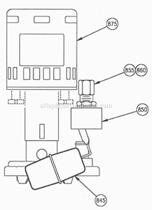 Page X Diagram and Parts List for C-61  Ice-O-Matic Ice Maker