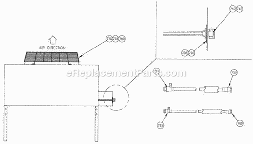 Page H Diagram and Parts List for C-65 B-Series Ice-O-Matic Ice Maker