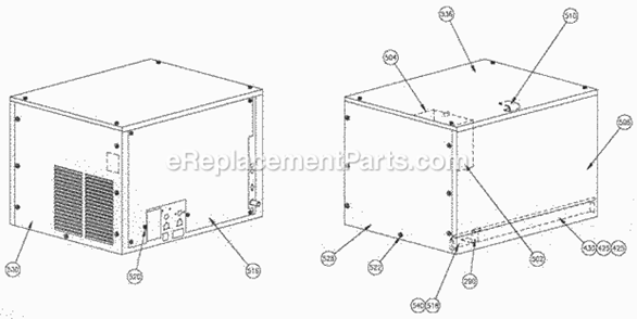 Page J Diagram and Parts List for C-65 C-Series Ice-O-Matic Ice Maker