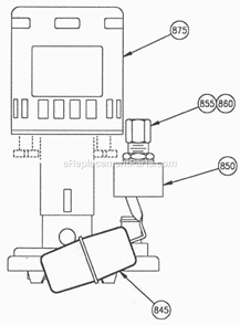 Page X Diagram and Parts List for C-65 C-Series Ice-O-Matic Ice Maker