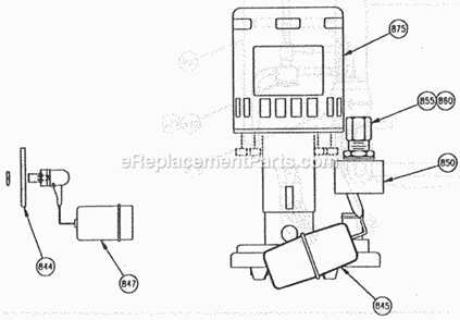 Page E Diagram and Parts List for C-66 B-Series Ice-O-Matic Ice Maker