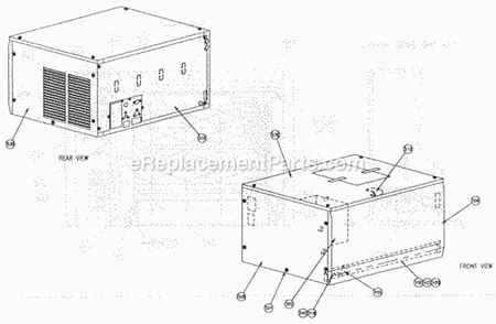 Page A Diagram and Parts List for C-85  Ice-O-Matic Ice Maker