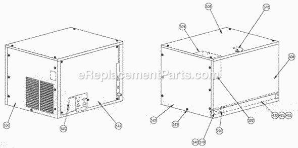 Page J Diagram and Parts List for C-85  Ice-O-Matic Ice Maker