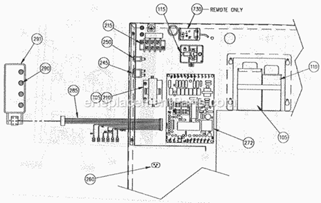 Page M Diagram and Parts List for C-86  Ice-O-Matic Ice Maker