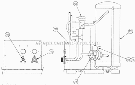 Page O Diagram and Parts List for C-86  Ice-O-Matic Ice Maker