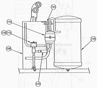 Page F Diagram and Parts List for C-86  Ice-O-Matic Ice Maker