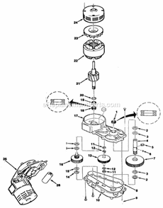 Page K Diagram and Parts List for CD-220  Ice-O-Matic Ice Maker