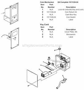 Page M Diagram and Parts List for CD-220  Ice-O-Matic Ice Maker