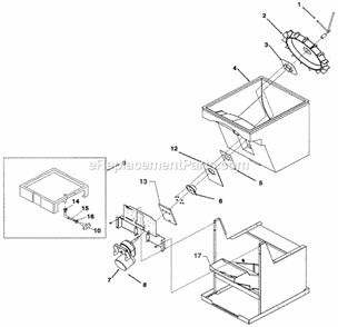Part Location Diagram of 1011339-144 Ice-O-Matic Dispense Rotor