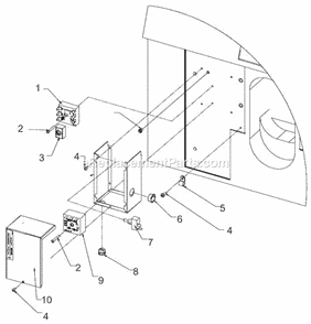 Part Location Diagram of 1011339-78 Ice-O-Matic Toggle Switch