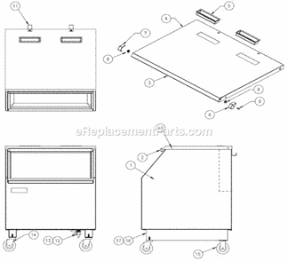 Part Location Diagram of 9031098-02P Ice-O-Matic Plastic Corner Screw (25 Pack)