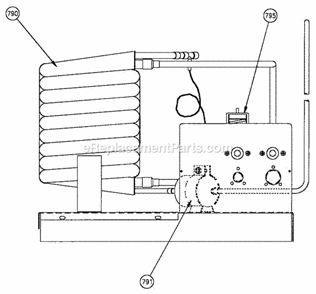 Page D Diagram and Parts List for EC-1405  Ice-O-Matic Ice Maker