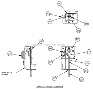 Page H Diagram and Parts List for EC-1405  Ice-O-Matic Ice Maker