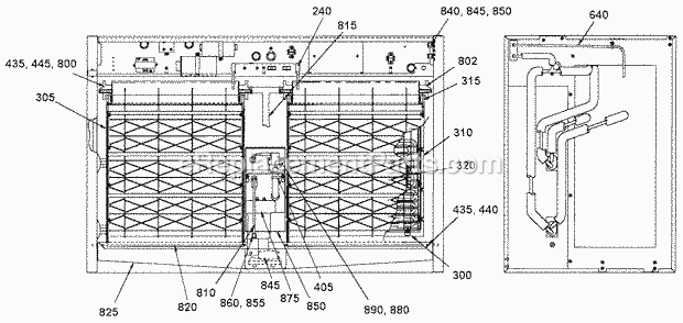 Page A Diagram and Parts List for EC-1806 B1-Series Ice-O-Matic Ice Maker