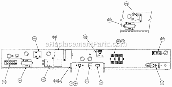 Page C Diagram and Parts List for EC-1806 B1-Series Ice-O-Matic Ice Maker