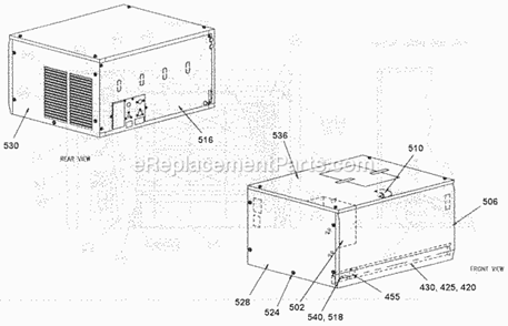 Page A Diagram and Parts List for EC-405  Ice-O-Matic Ice Maker