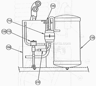 Page F Diagram and Parts List for EC-606 B-Series Ice-O-Matic Ice Maker