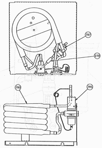 Page G Diagram and Parts List for EC-606 B-Series Ice-O-Matic Ice Maker