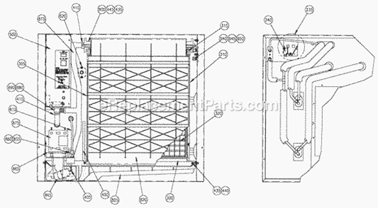 Page B Diagram and Parts List for EC-806  Ice-O-Matic Ice Maker