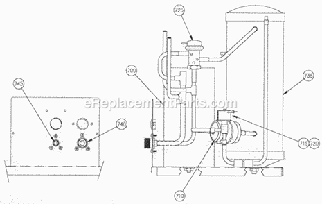 Page F Diagram and Parts List for EC-806  Ice-O-Matic Ice Maker