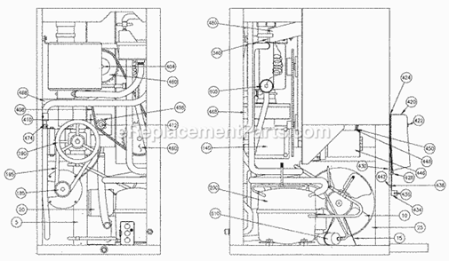 Page C Diagram and Parts List for EFD-550  Ice-O-Matic Ice Maker