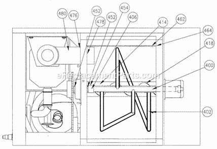 Page E Diagram and Parts List for EFD-550  Ice-O-Matic Ice Maker