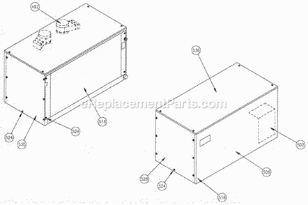 Page A Diagram and Parts List for EMF-2306  Ice-O-Matic Ice Maker