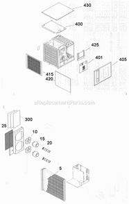 Page A Diagram and Parts List for GC-1206  Ice-O-Matic Ice Maker