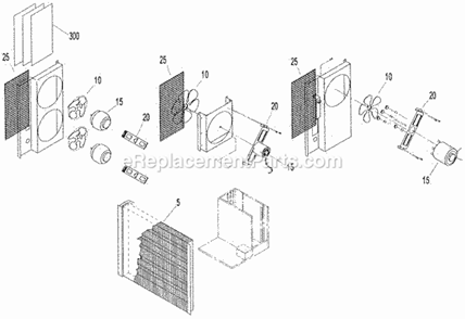 Page B Diagram and Parts List for GC-806  Ice-O-Matic Ice Maker