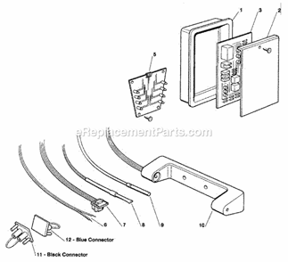 Control System Diagram and Parts List for GEMD-270  Ice-O-Matic Ice Maker
