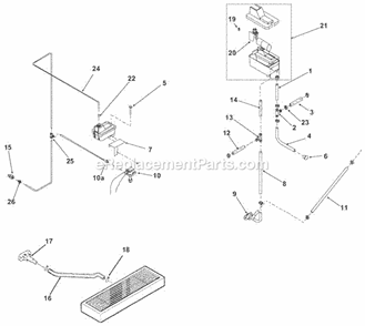 Water System Diagram and Parts List for GEMD-790  Ice-O-Matic Ice Maker