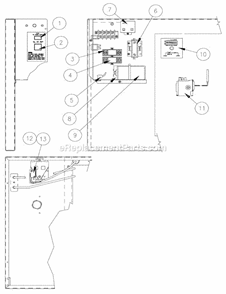 Part Location Diagram of 9101148-01 Ice-O-Matic Timing Module