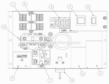 Part Location Diagram of 9181003-40 Ice-O-Matic Start Capacitor