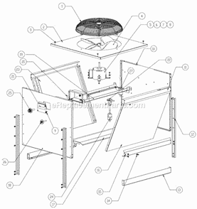 Part Location Diagram of 9151143-01 Ice-O-Matic Filter