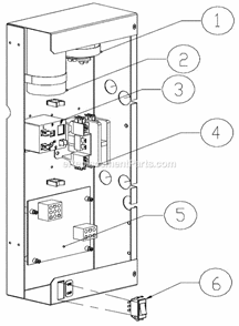 Control Box Diagram and Parts List for MFI-0800  Ice-O-Matic Ice Maker