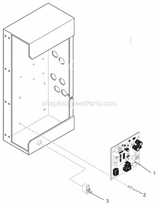 Control Box Diagram and Parts List for MFI-2406-LS  Ice-O-Matic Ice Maker