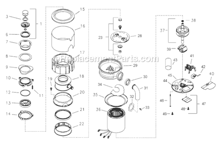 Part Location Diagram of 5166 Insinkerator Snap Ring
