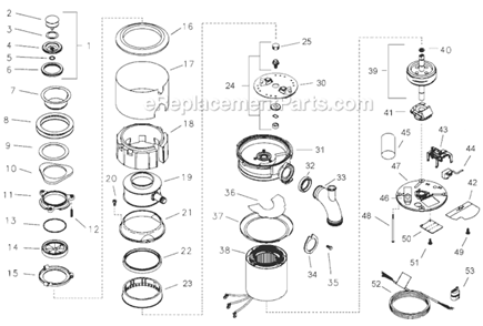 Part Location Diagram of 8763 Insinkerator Seal, Sink Flange