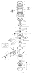 Page A Diagram and Parts List for SS150_3  Insinkerator Food Waste Disposer