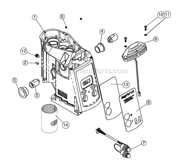 Page A Diagram and Parts List for 06920  Jancy Beveler